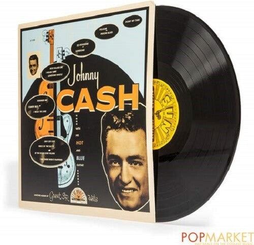 Picture of the Music Record - With His Hot & Blue Guitar by Johnny Cash