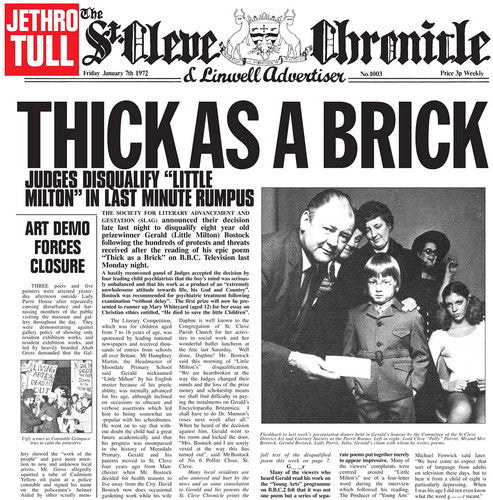 Picture of the Music Record - Thick As a Brick by Jethro Tull
