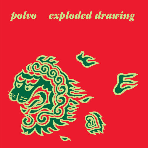 Picture of the Music Record - Exploded Drawing - Opaque Aqua by Polvo