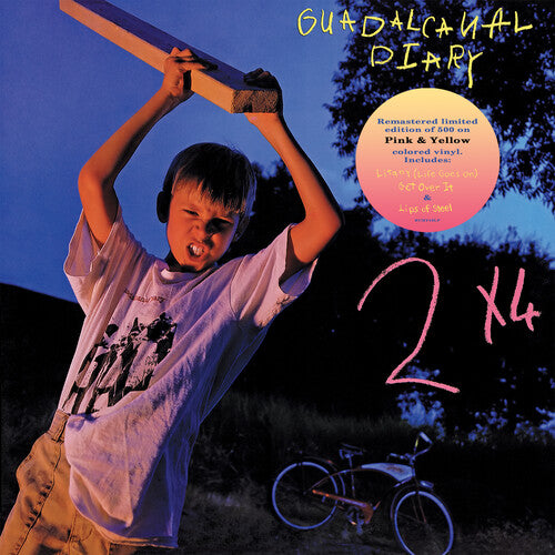 Picture of the Music Record - 2 X 4 - Pink/ yellow Swirl by Guadalcanal Diary