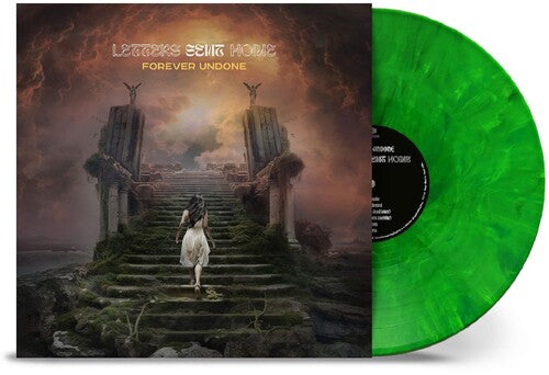 Picture of the Music Record - Forever Undone - Cream & Dark Green Marble by Letters Sent Home