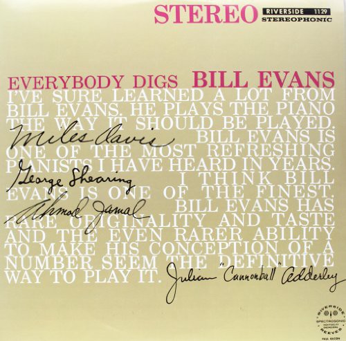 Picture of the Music Record - Everybody Digs Bill Evans by Bill Evans