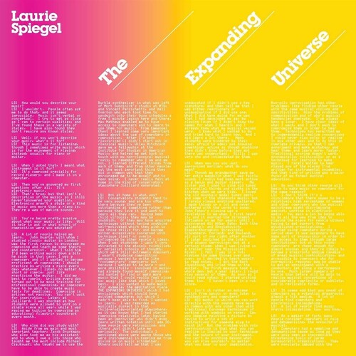 Picture of the Music Record - The Expanding Universe by Laurie Spiegel