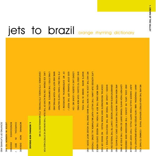 Picture of the Music Record - Orange Rhyming Dictionary by Jets to Brazil