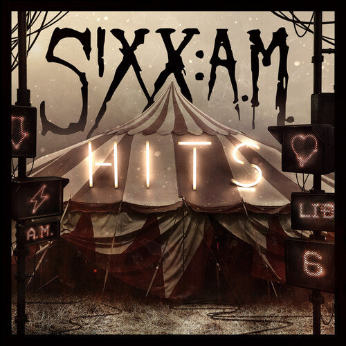 Picture of the Music Record - HITS (Translucent Red with Black Smoke Vinyl) by Sixx:a.M.