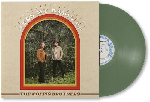 Image of the Music Record - Turn My Radio Up (Green) by The Coffis Brothers