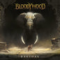 Image of the Music Record - Rakshak (White/ Blue/ Black marbled) by Bloodywood
