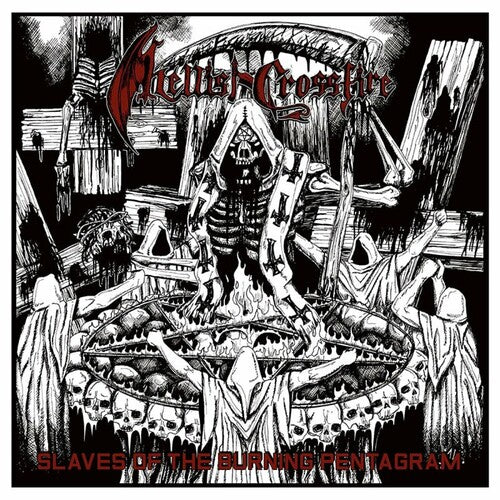 Picture of the Music Record - Slaves of the Burning Pentagram by Hellish Crossfire