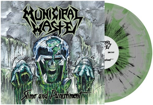 Picture of the Music Record - Slime and Punishment - Gray & Mint Swirl W/  Black Splatter by Municipal Waste