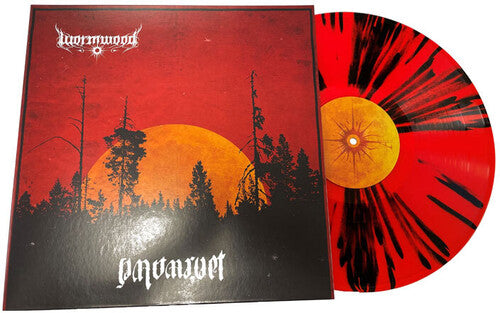 Image of the Music Record - Nattarvet - Red/ black Splatter by Wormwood