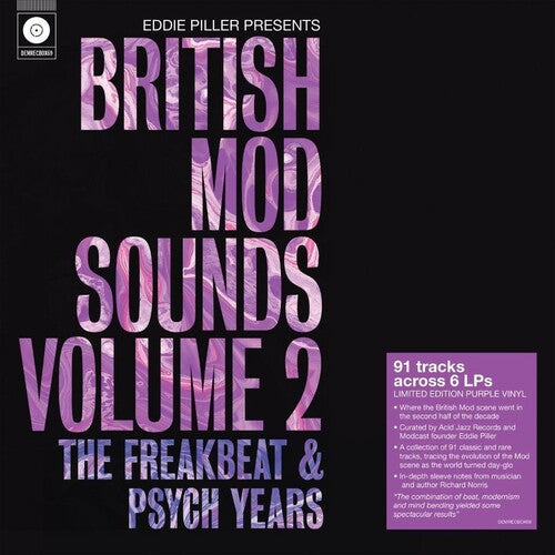 Picture of the Music Record - Eddie Piller Presents British Mod Sounds Of The 1960s Volume 2: The Freakbeat & Psych Years /  Various - 6LP Boxset on 140-Gram Purple Colored Vinyl [Import] by Various Artists