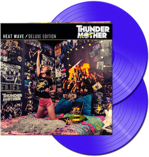 Image of the Music Record - Heat Wave - Clear Blue by Thundermother