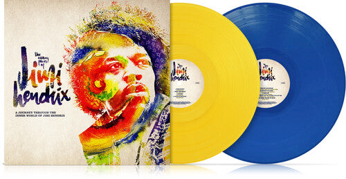 Image of the Music Record - Many Faces Of Jimi Hendrix /  Various - 180gm Gatefold Blue & Yellow Vinyl [Import] by Various Artists