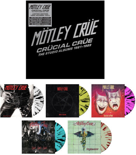 Picture of the Music Record - Crucial Crue: The Studio Albums 1981-1989 by Motley Crue