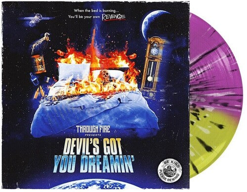 Picture of the Music Record - Devil's Got You Dreamin - Yellow & Neon Violet split with Black & White Colored Vinyl [Import] by Through Fire