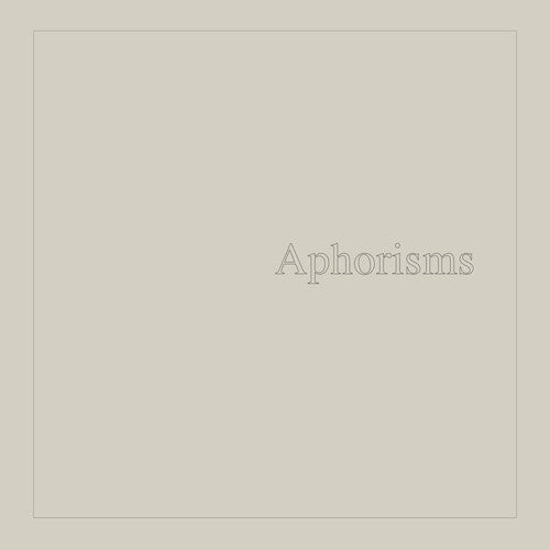 Picture of the Music Record - Aphorisms by Graham Lambkin