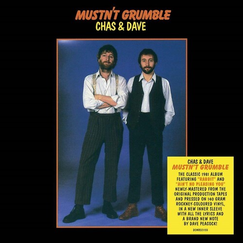 Picture of the Music Record - Mustn't Grumble - 140-Gram 'Rockney' Colored Vinyl [Import] by Chas & Dave