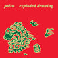 Picture of the Music Record - Exploded Drawing - Opaque Aqua by Polvo
