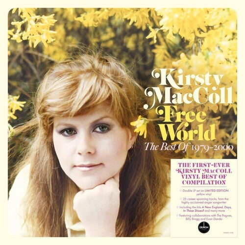 Picture of the Music Record - Free World: The Best Of Kirsty Maccoll 1979-2000 - 140-Gram Yellow Colored Vinyl [Import] by Kirsty MacColl