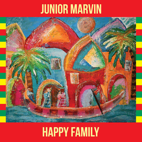 Picture of the Music Record - Happy Family - Red Gold & Green by Junior Marvin