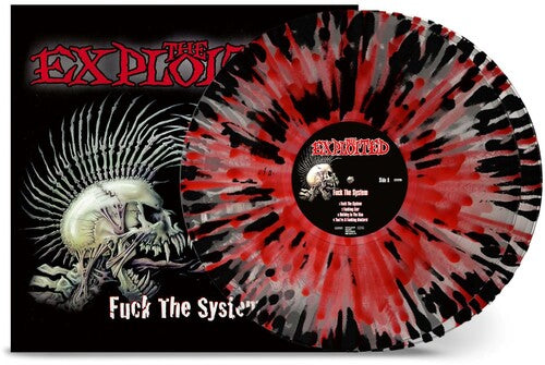 Picture of the Music Record - F*** the System - Clear W Red & Black Splatter [Explicit Content] by The Exploited