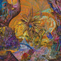 Image of the Music Record - Chytridiomycosis Relinquished - Orange/ royal Blue by Slimelord