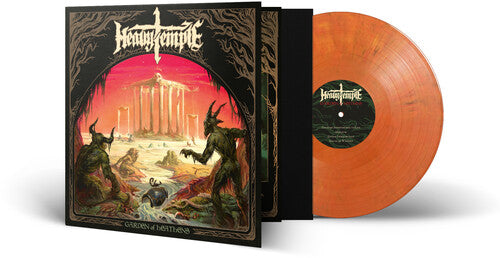 Picture of the Music Record - Garden of Heathens - Yellow/ Red/ Black Marble by Heavy Temple