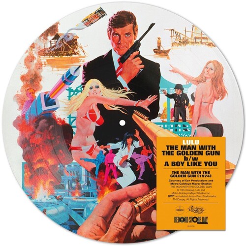 Picture of the Music Record - James Bond: The Man With The Golden Gun - Limited Picture Disc Vinyl [Import] by Lulu