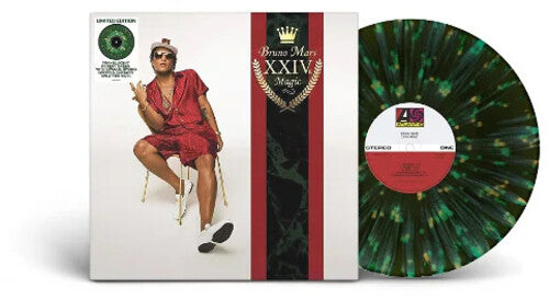 Picture of the Music Record - 24K Magic - Green & Yellow Splatter Colored Vinyl [Import] by Bruno Mars
