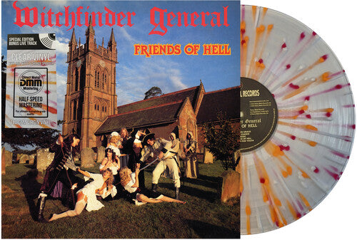 Picture of the Music Record - Friends Of Hell - Clear Red Orange & White Splatter Vinyl [Import] by Witchfinder General