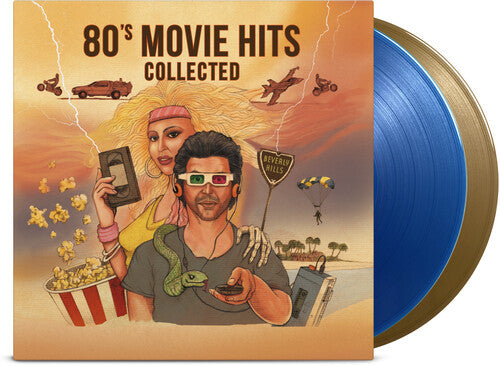 Picture of the Music Record - 80's Movie Hits Collected /  Various - Limited 180-Gram Translucent Blue & Gold Colored Vinyl [Import] by Various Artists